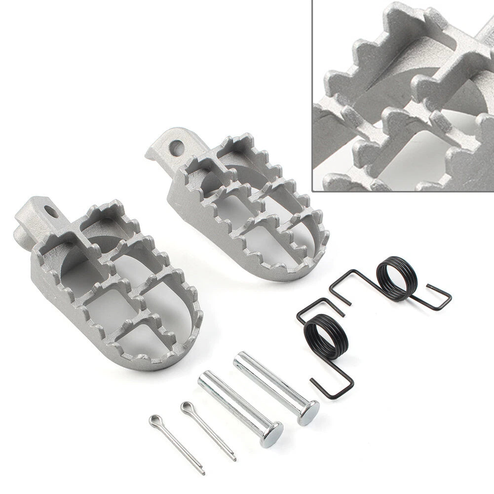 2X CNC Wide Foot Pegs for Universal Motorcycle