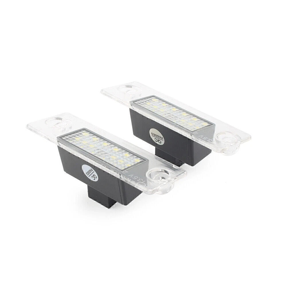 2X 12V LED License Plate Lights for Audi A4 B5 (1995–2001)