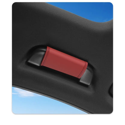 Leather Roof Handle Cover for Cars (Sweat Absorbent)