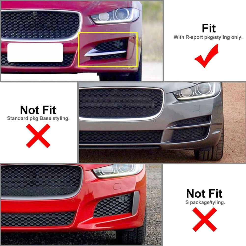 Front Bumper Outer Grill Cover for Jaguar XE R-Sport (2015–2019)