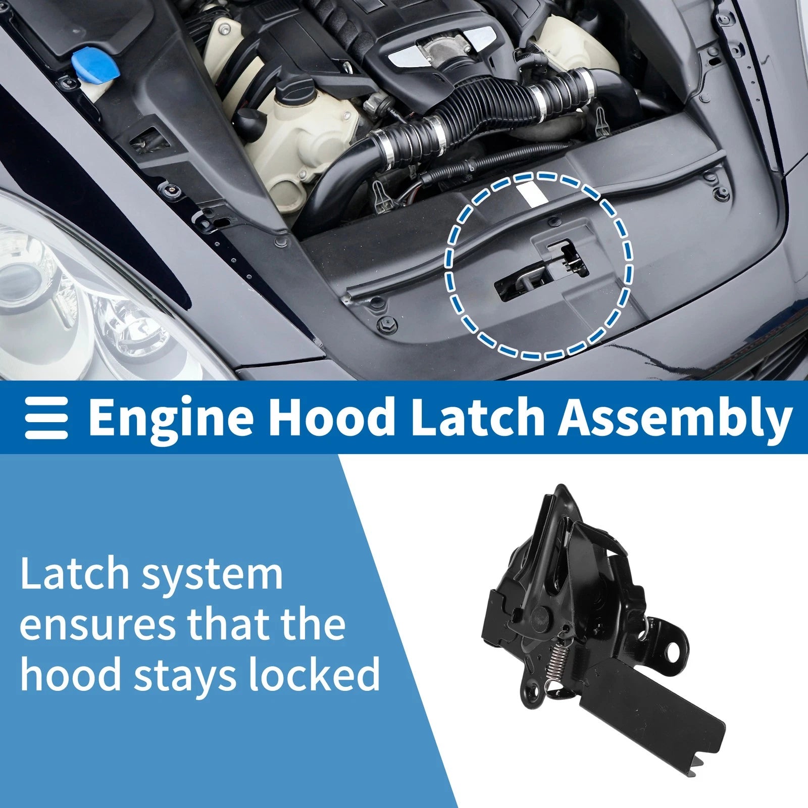 Hood Latch Assembly for Toyota Camry 2017-2023 Front Left Right
