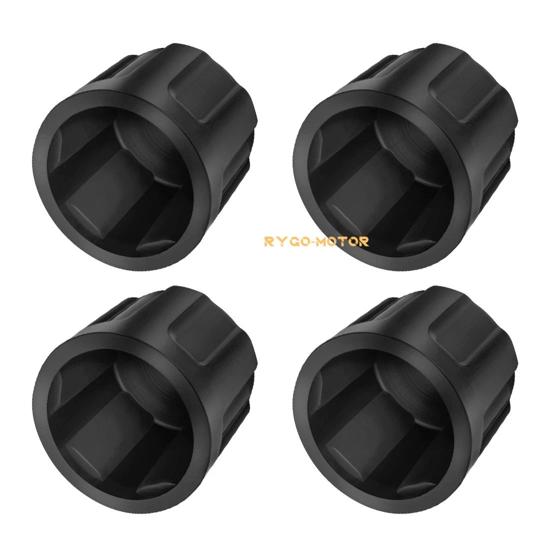 Set of 4 Center Hub Wheel Caps for Suzuki LTA50 LT80 LTZ90 Quadsport (1996-2024)
