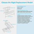 2pcs Dishwasher Bracket 170664 for Bosch Kenmore
