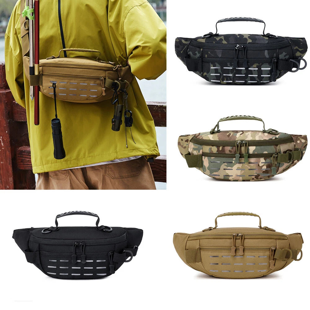 Outdoor Sports Travel Waist Bag for Fishing (Universal Fit)