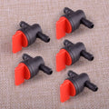 5Pcs Inline Fuel Tap Shut Off Valve for Motorcycle