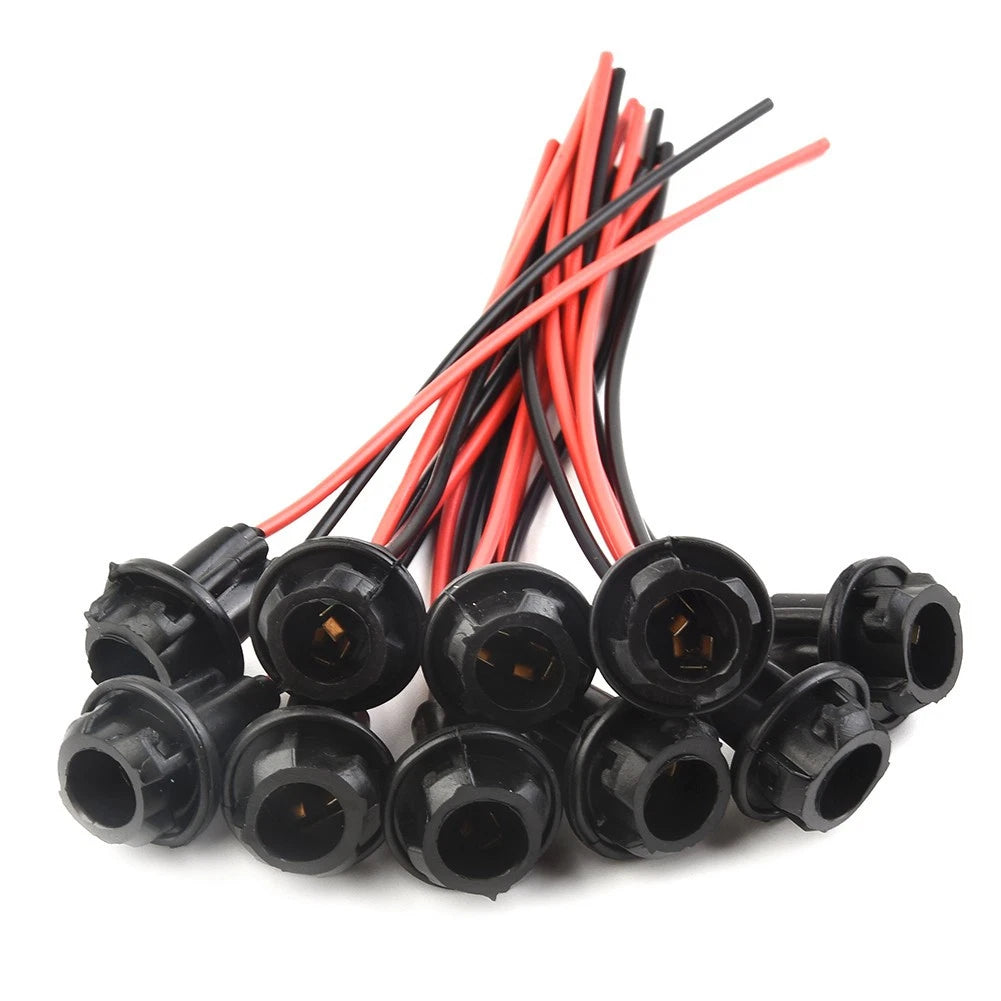 T10 Socket Connector Extension Light Base for Auto (DC 0V~12V)