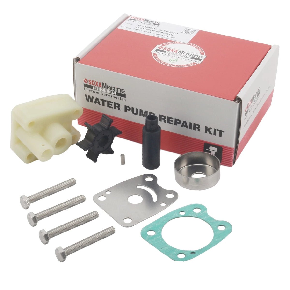 Outboard Water Pump Rebuild Service for Mercury Mariner 2/4 Stroke 4 5 HP Engine