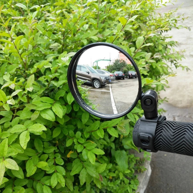 Cycling Rear View Mirror for Bicycle (Rotatable, ABS, Black)
