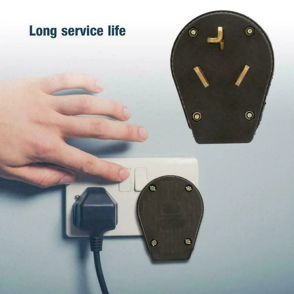 NEMA 10-30P Power Connector for Generators (30A, UL Certified)