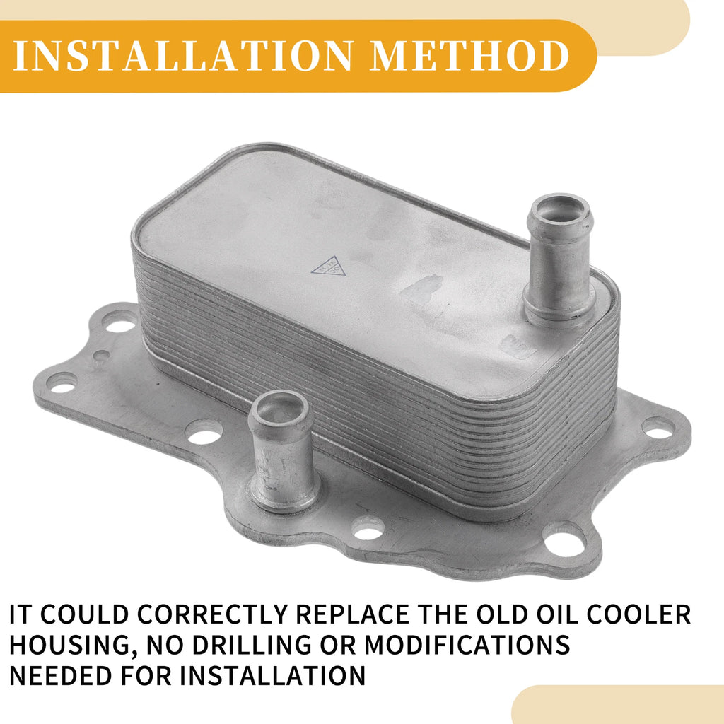 Engine Oil Cooler for Cadillac BLS (2006–2010) No. 96868256
