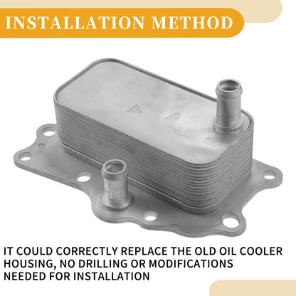 Engine Oil Cooler for Cadillac BLS (2006–2010) No. 96868256