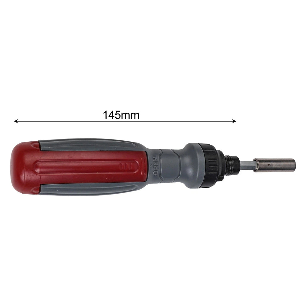 10-in-1 Ratchet Screwdriver Set with Quick Change Mechanism