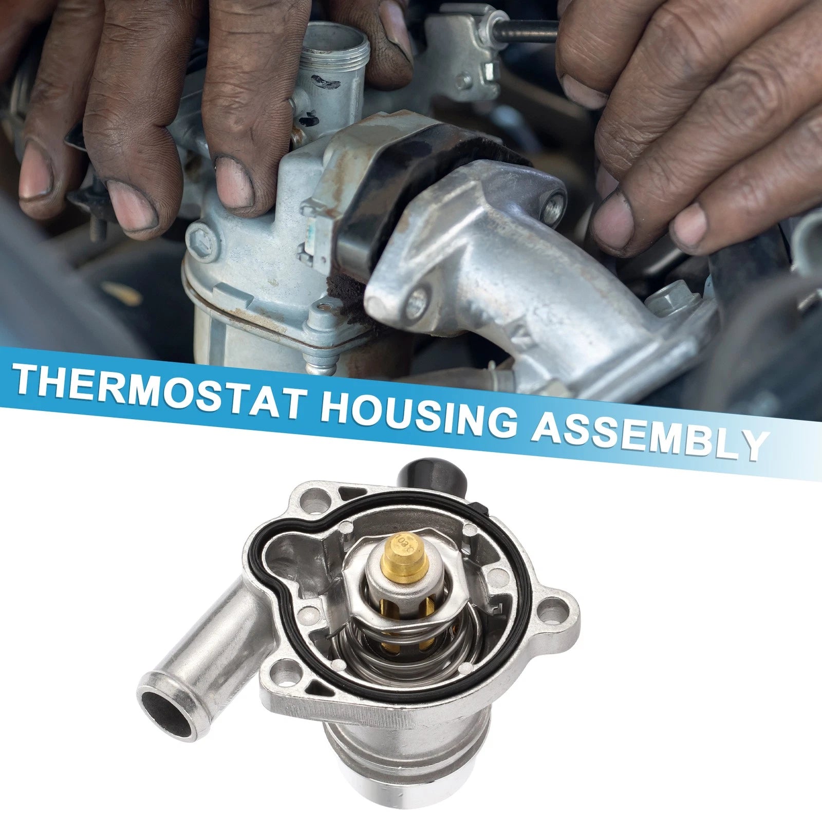 Engine Coolant Thermostat Housing Assembly for Chevrolet Cruze (2011–2016)