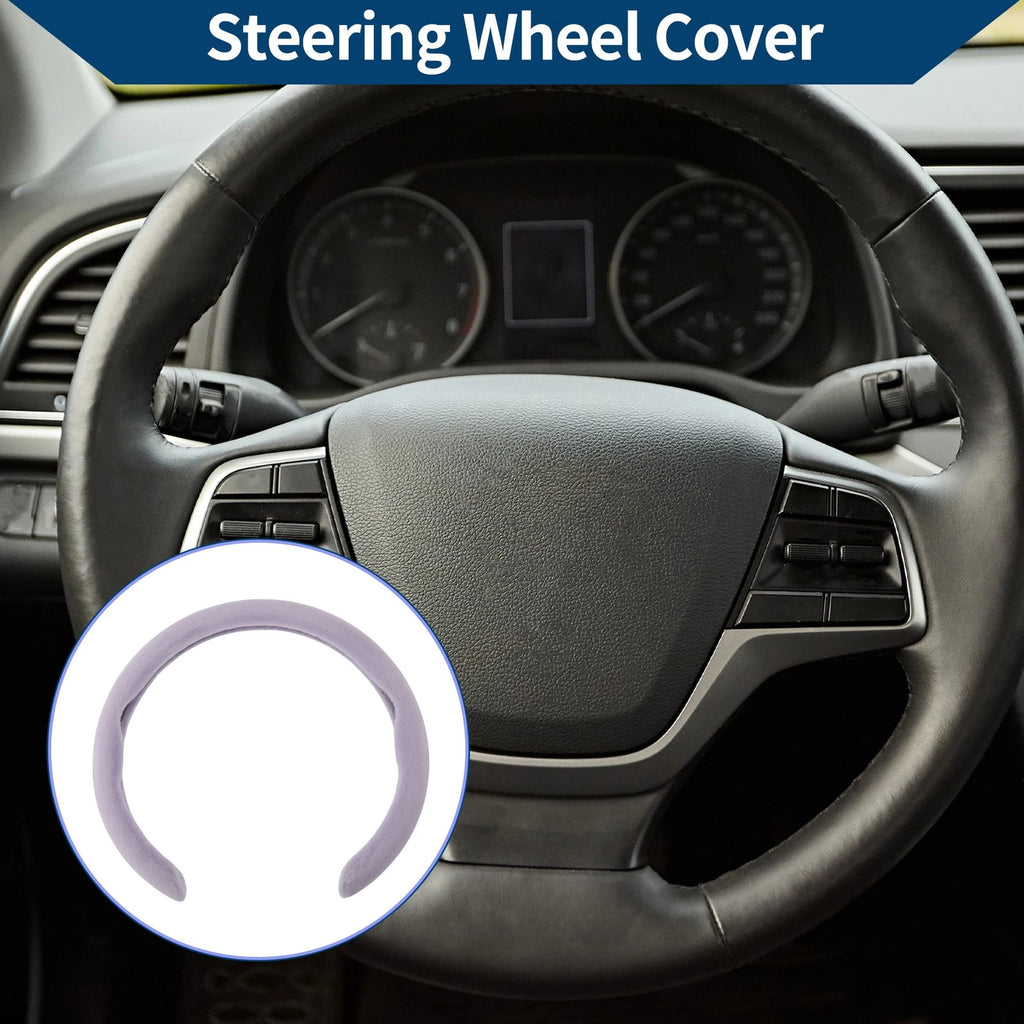 Steering Wheel Cover for Car (14.96", Violet)