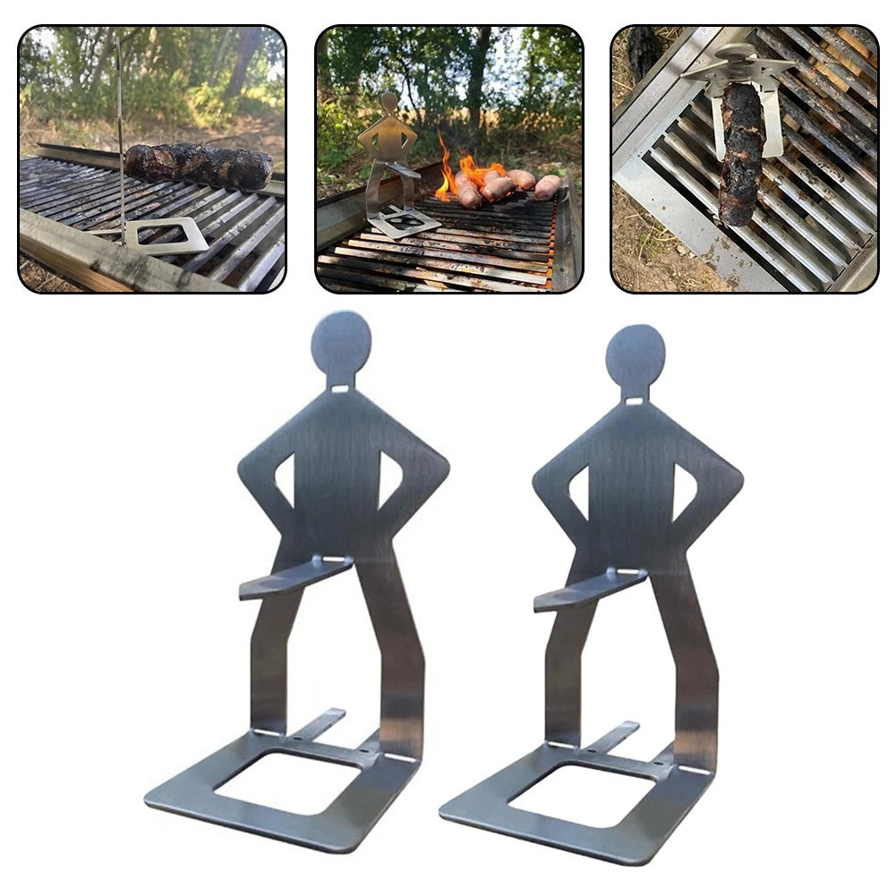 Stainless Steel BBQ Sausage Rack for Grilling