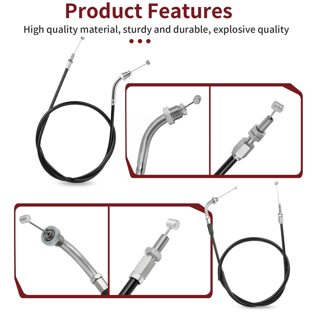 Throttle Cable Set for Honda VTX1300C (2004–2009) 17910-MEM-670, 17920-MEM-670