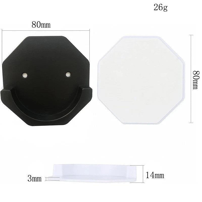 Heavy Duty Rod Holder for Curtains Shower Rods (NonSlip, ABS)