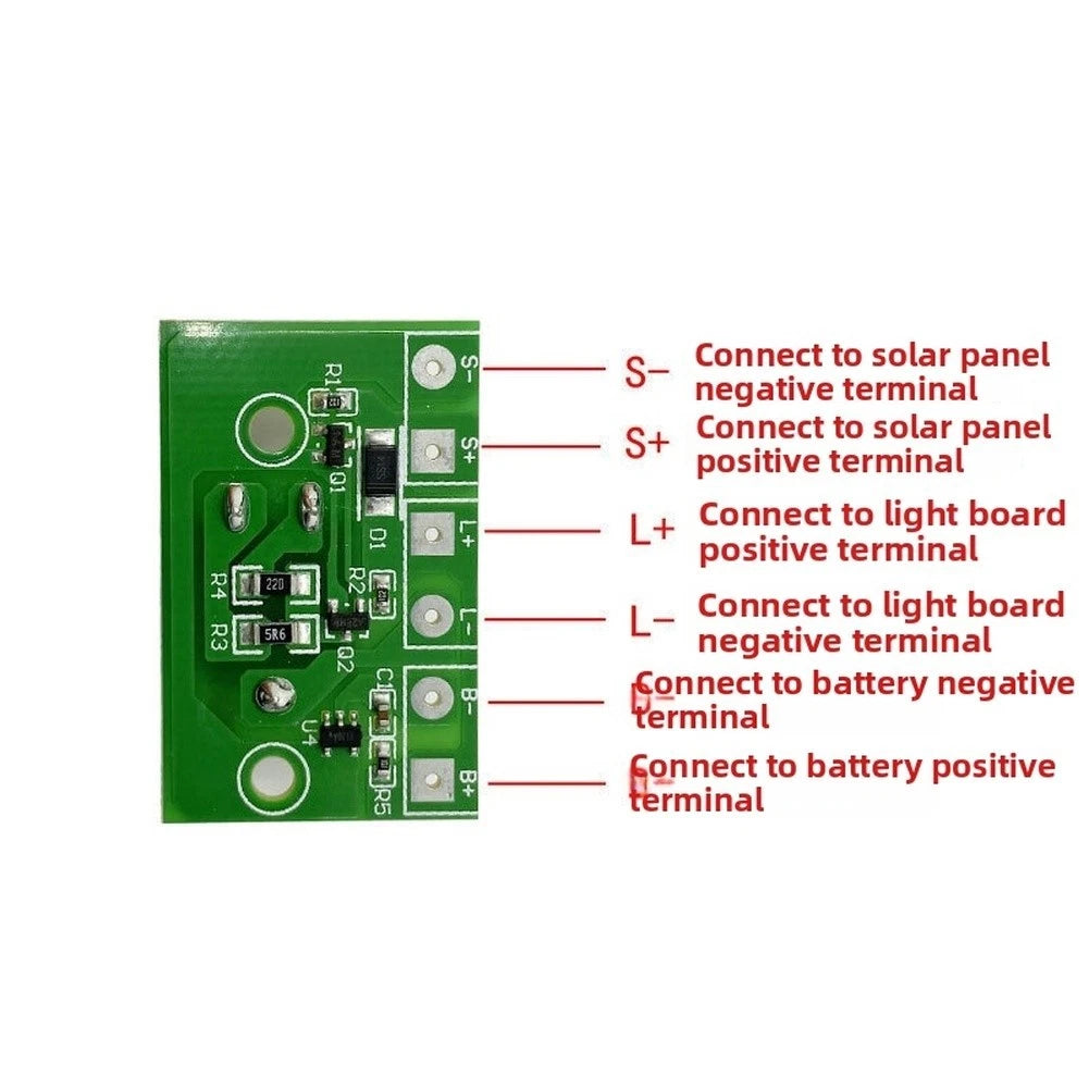 Solar Powered Flame LED Controller PCB B/7.2 (7.2cm)