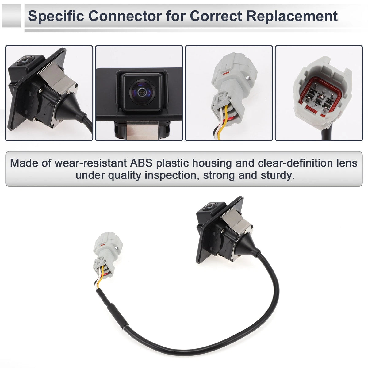 Rear View Camera for Hyundai I40 (2011–2015) 120-180 Degree