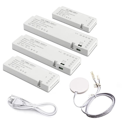 12 Volt LED Cabinet Light Transformer with Touch Switch for Indoor Lighting