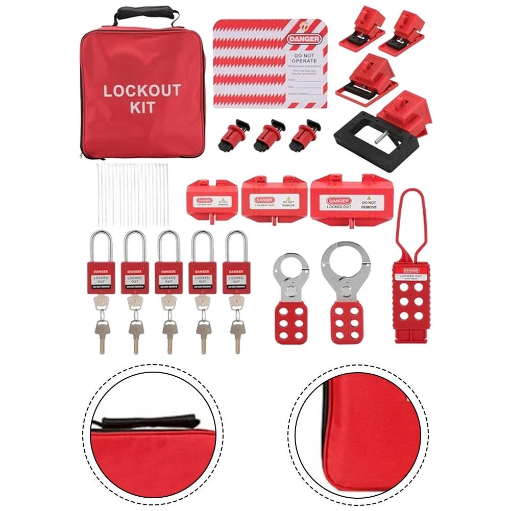 Electrical Safety Lockout Kit for Industrial Use