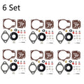 Set of 6 Carburetor Repair Kits for Johnson Evinrude 396701 (18-75HP)