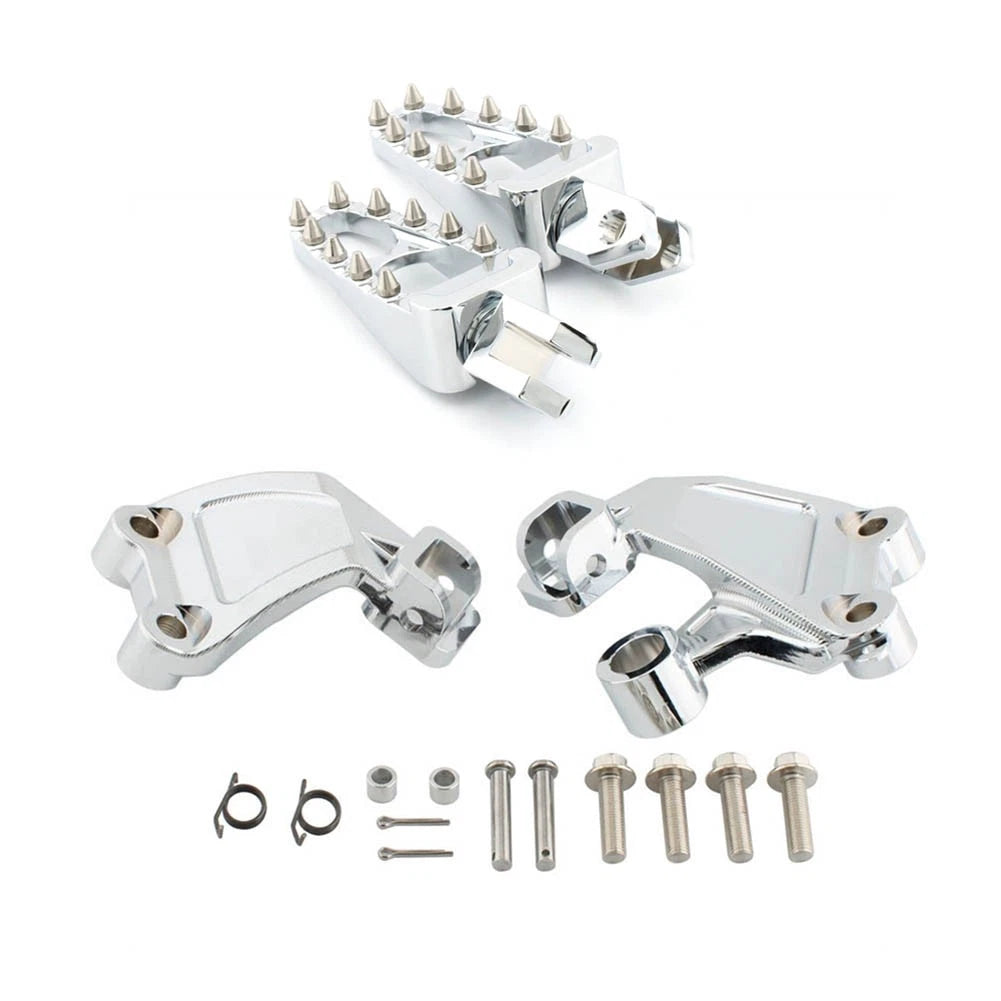 Chrome Front Footrest Bracket for Yamaha Vmax 1200 VMX1200 (1985–2007)