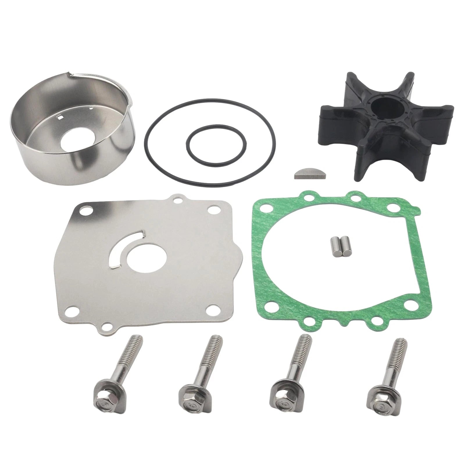 Water Pump Repair Kit for Yamaha 115 C115 130 2-Stroke (6E5-W0078-A1-00)