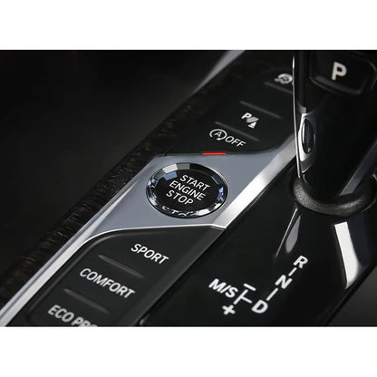 Crystal Engine Start Stop Button Switch Cover for BMW 3 4 8 Series Z4 X5 X6 X7 (2012–2023)