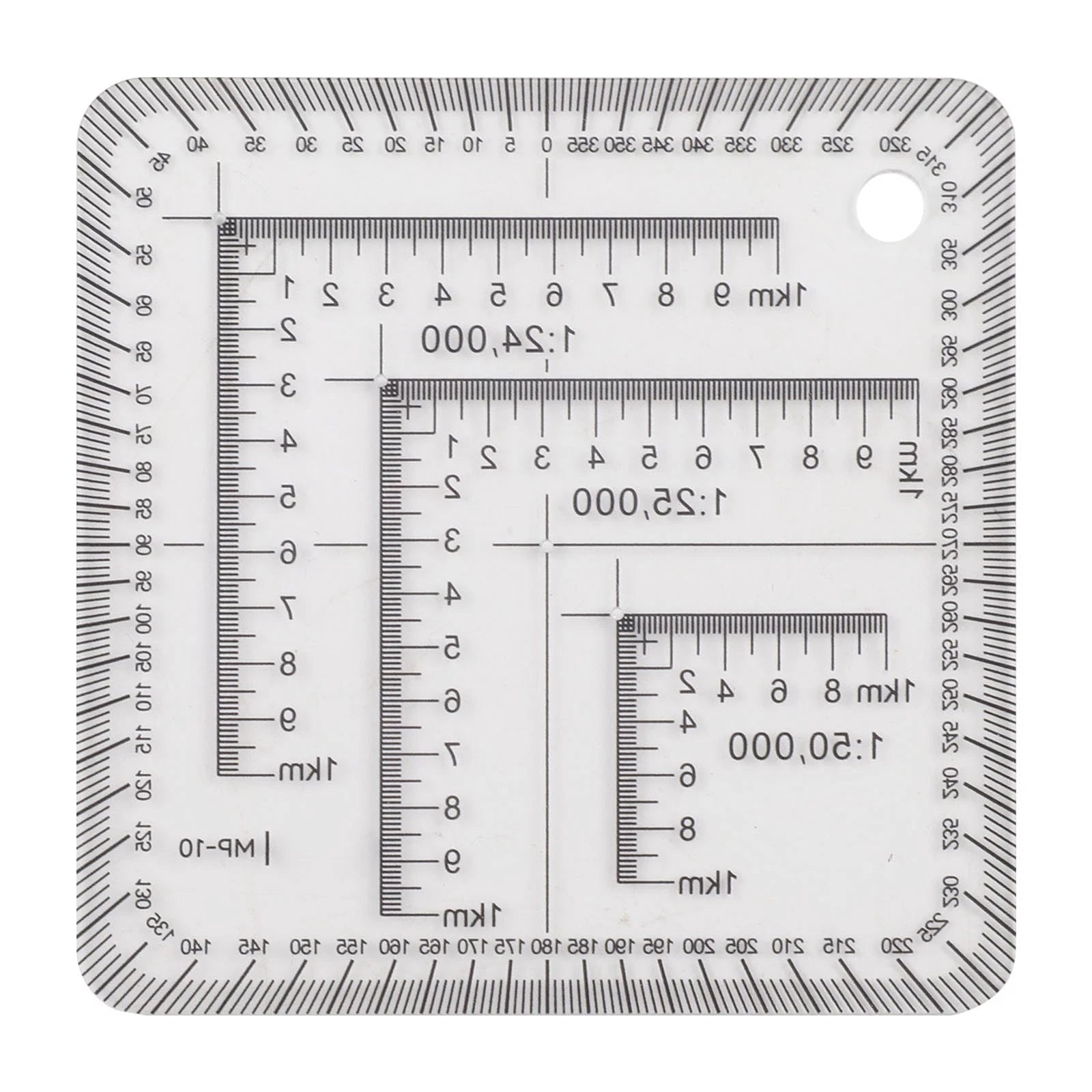 Coordinate Ruler for Geographical Learning Applications (7cm)