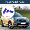 3 Pcs Automatic Accelerator Pedal Covers Replacement for Subaru Forester (2019–2021)