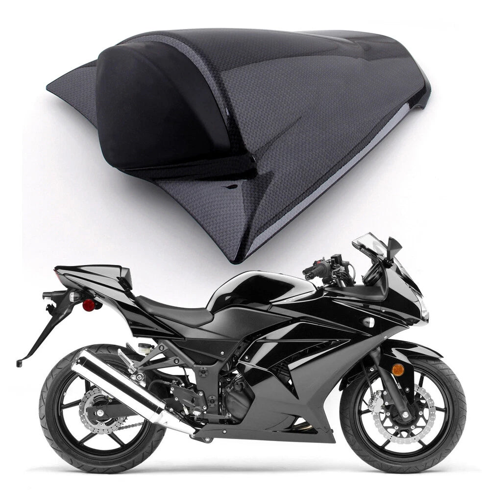 Rear Seat Cover Cowl for Kawasaki Ninja ZX250R ZX250 (2008–2012) Carbon