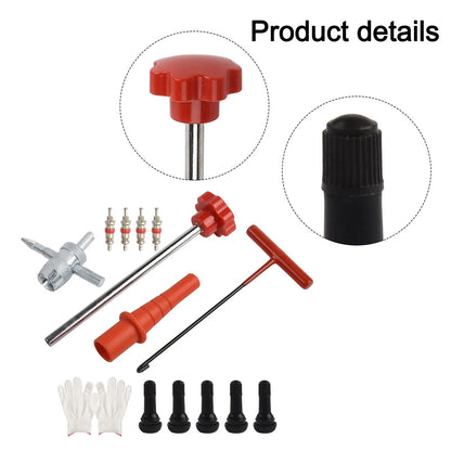 13PCS Tire Valve Stem Core Replacement Tool for Fast and Convenient Use