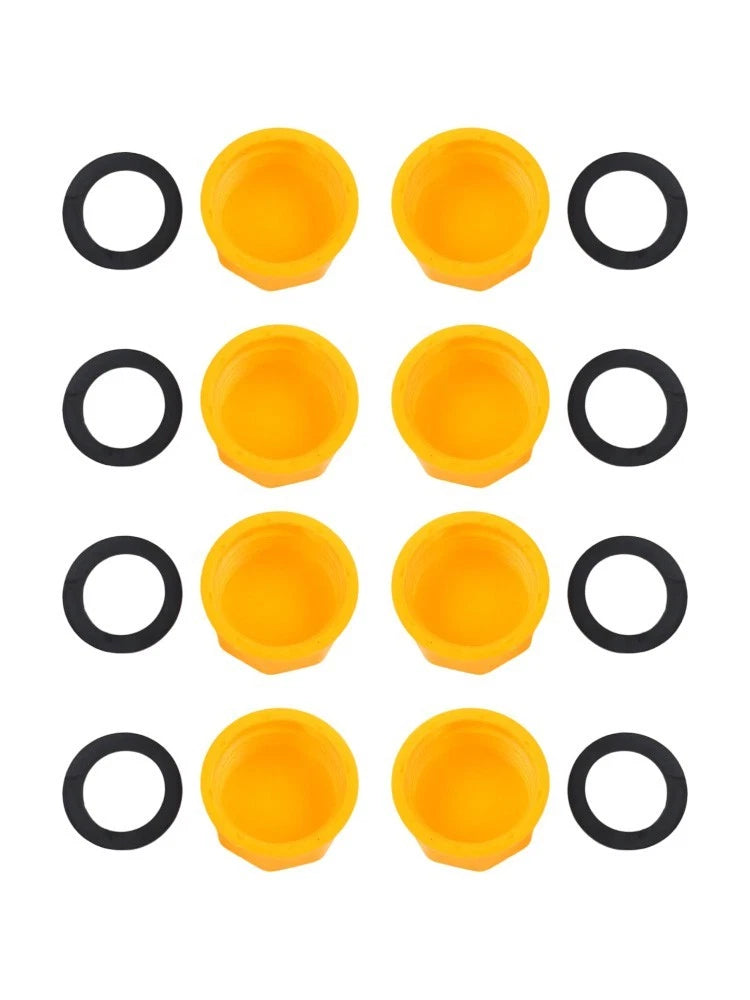 Set of 8 Fuel Tank Lids for (Plastic Construction)