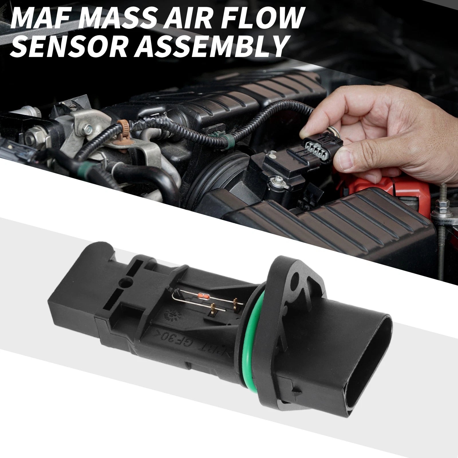 MAF Mass Air Flow Sensor Replacement for BMW 745i V8 E65 (2002–2003)