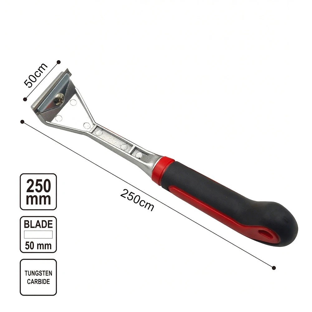 Comfort Grip Paint Scraper with Non Slip Handle and Metal Blade for Floor Paint
