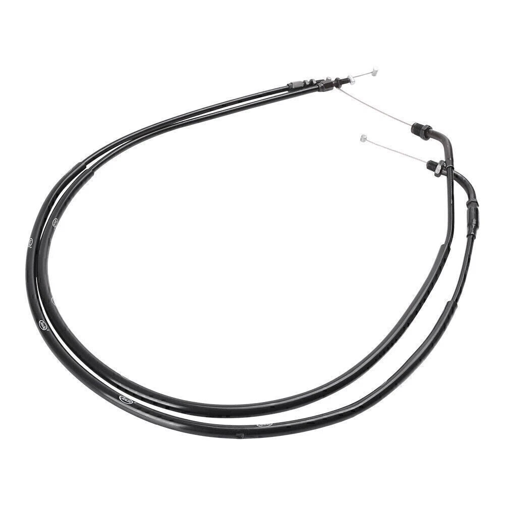 2X Throttle Cable Wire Line for Honda CB400 VTEC (1999–2006) Black