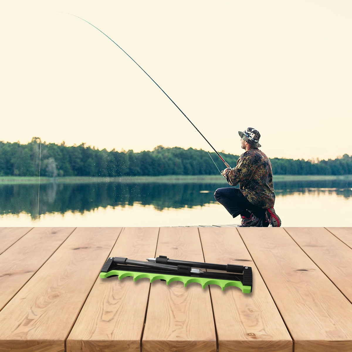 Compact Telescopic Fishing Rod Holder Stopper - Easy to Pack
