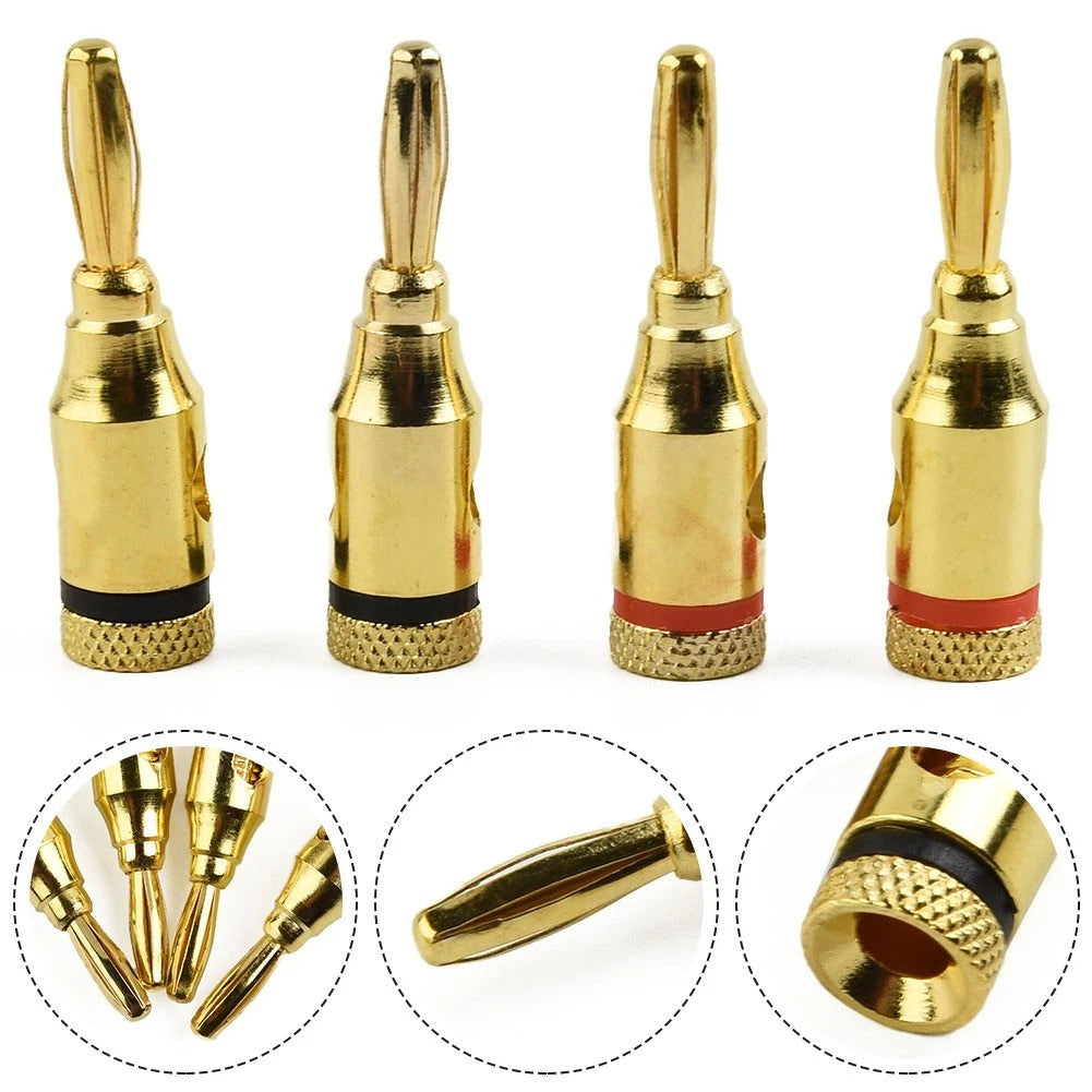 4mm Banana Connector for Professional Speaker Wire Connections