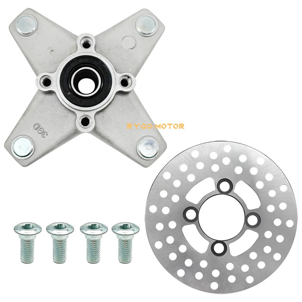 Front Wheel Hub & Brake Disc Rotor Assy for Yamaha Banshee 350 (1990–2006)