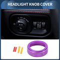 Fog Light Switch Knob Cover Ring for Dodge Ram 1500 (2018–2022) Purple