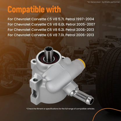 Front Power Steering Pump for Chevrolet Corvette C5 (1997–2004) 26046503 5960709