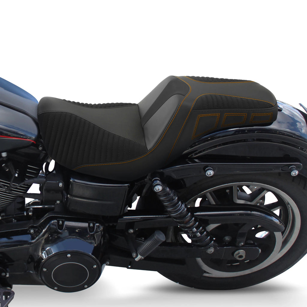 Driver Passenger Seat for Harley Dyna Super Wide Glide (2006–2017)