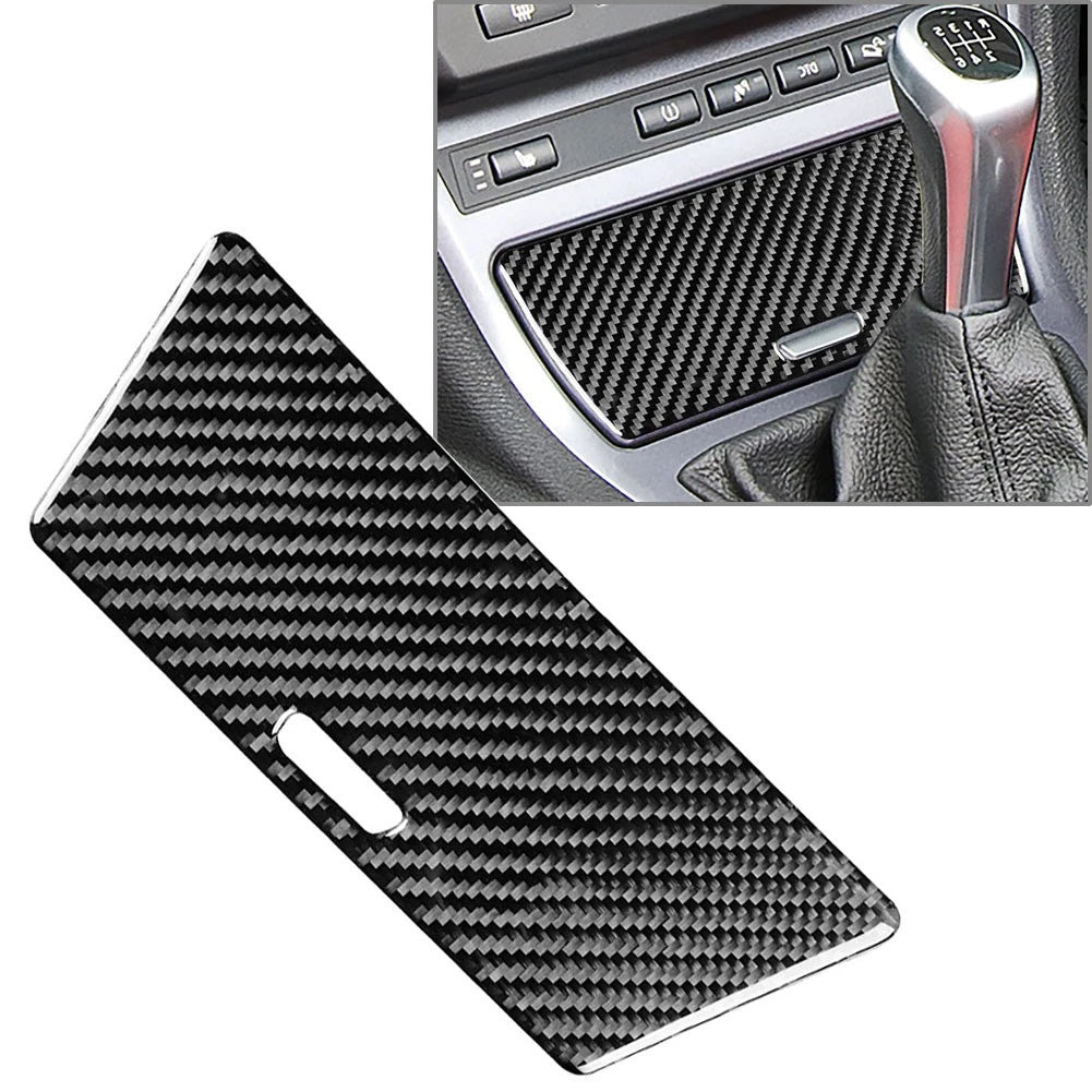 Carbon Fiber Gear Shift Storage Box Panel Cover for BMW X3 (E83)