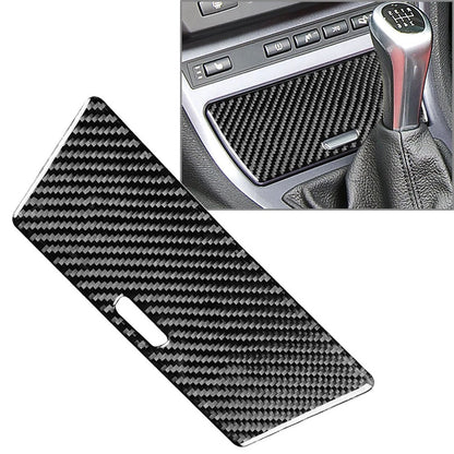 Carbon Fiber Gear Shift Storage Box Panel Cover for BMW X3 (E83)