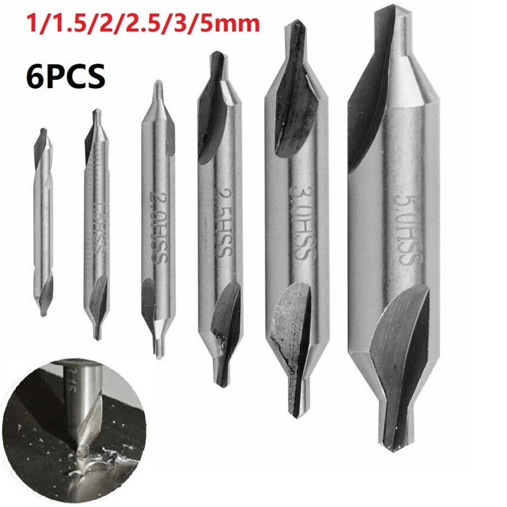 6X Center Drill Bits for Automotive Applications (60 Degree)