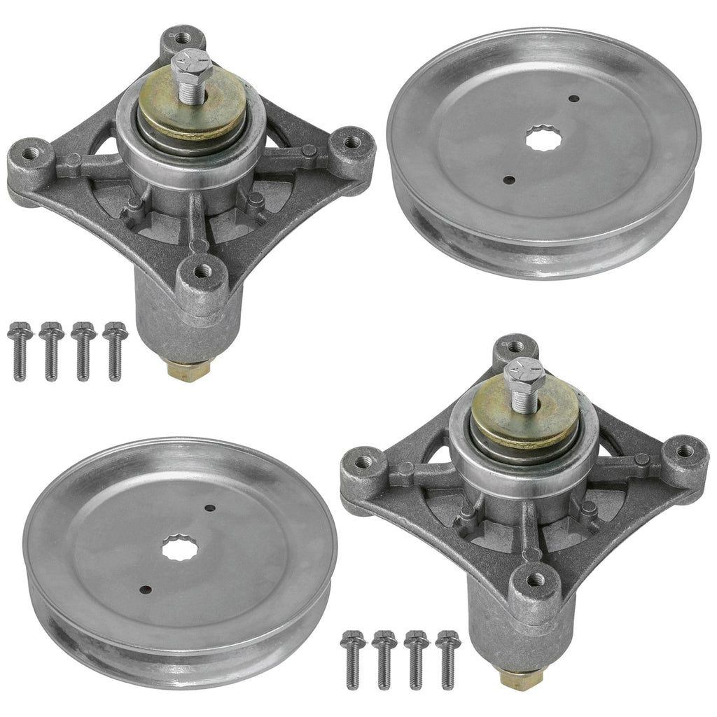 Spindle Assembly Pulley Replacement for Husqvarna LT1597 (1942–19538)
