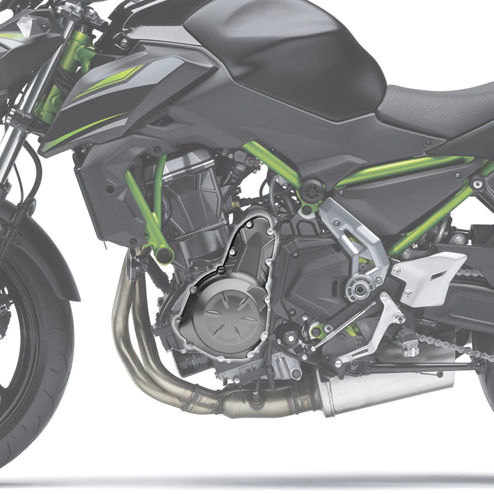 Stator Engine Cover for Kawasaki Z650 ABS (2017–2022)