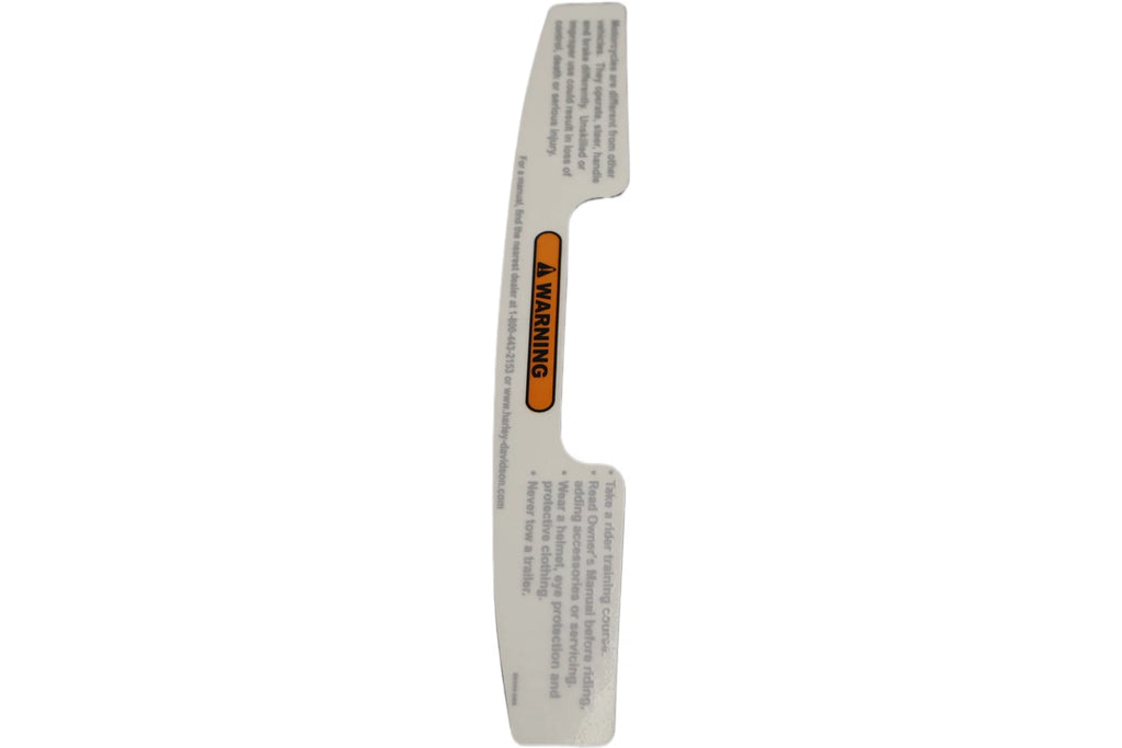 OEM Air Cleaner Warning for Harley-Davidson Softail & Dyna (1999–2005)