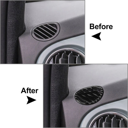 For Fiat 500 2012-2015 Interior Dashboard Defogger Air Vent Panel Cover Trim